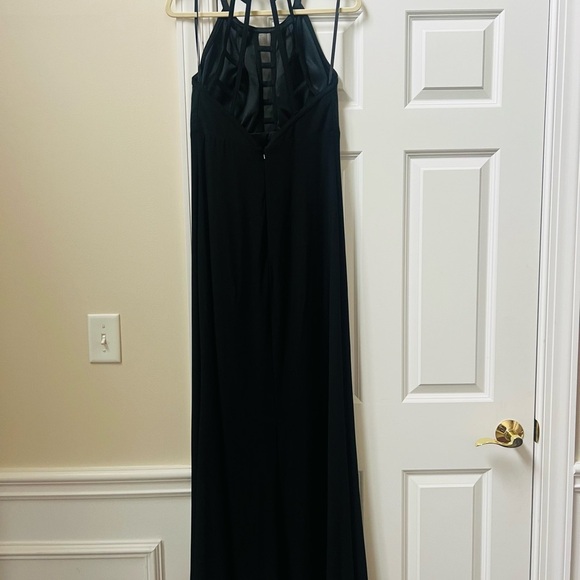 NWT Chic Black Backless Maxi Gown size 12 - Picture 5 of 10